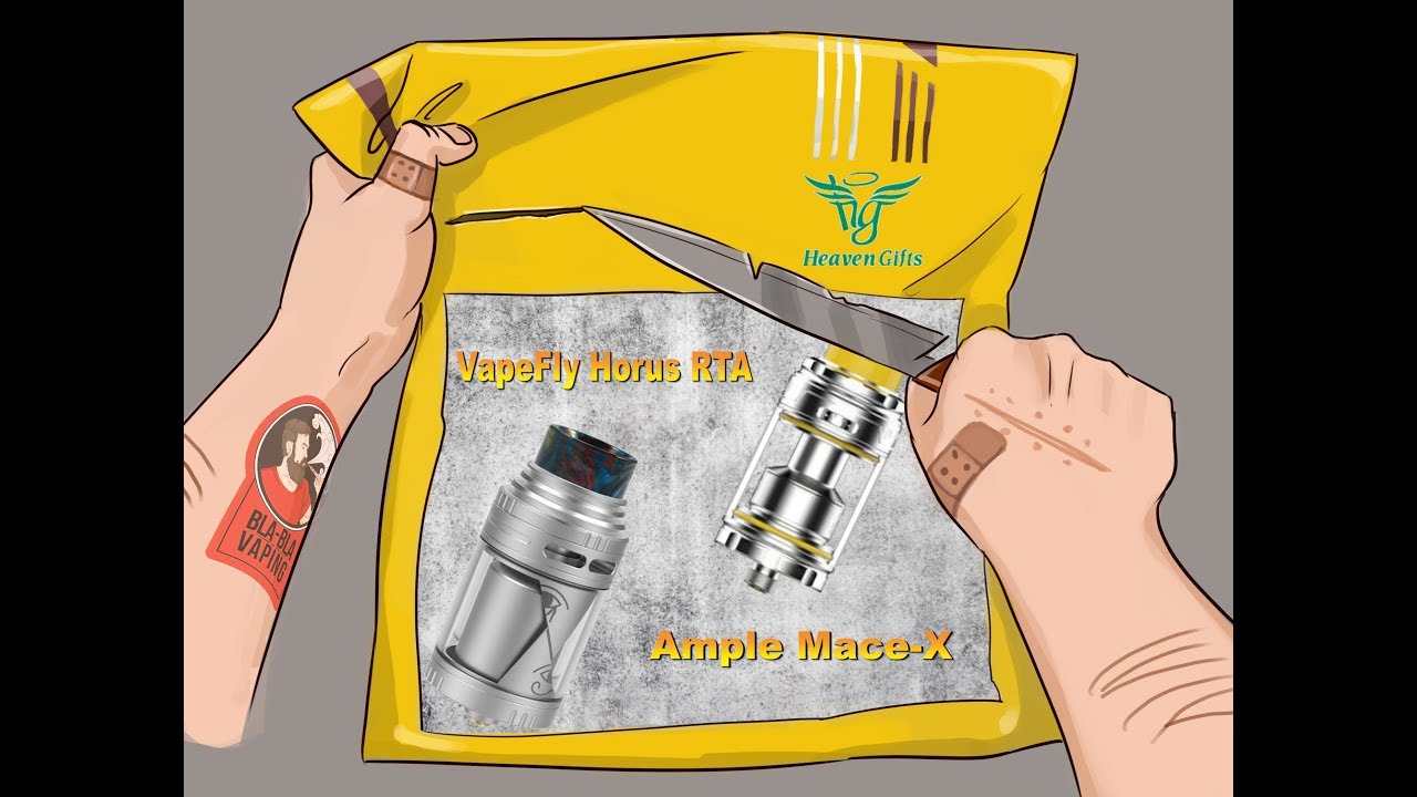 VapeFly Horus RTA и Ample Mace X Subohm Tank \ HeavenGifts