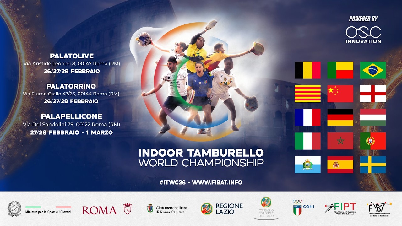 INDOOR TAMBURELLO WORLD CHAMPIONSHIP 2026 - DAY 3 - PALATORRINO