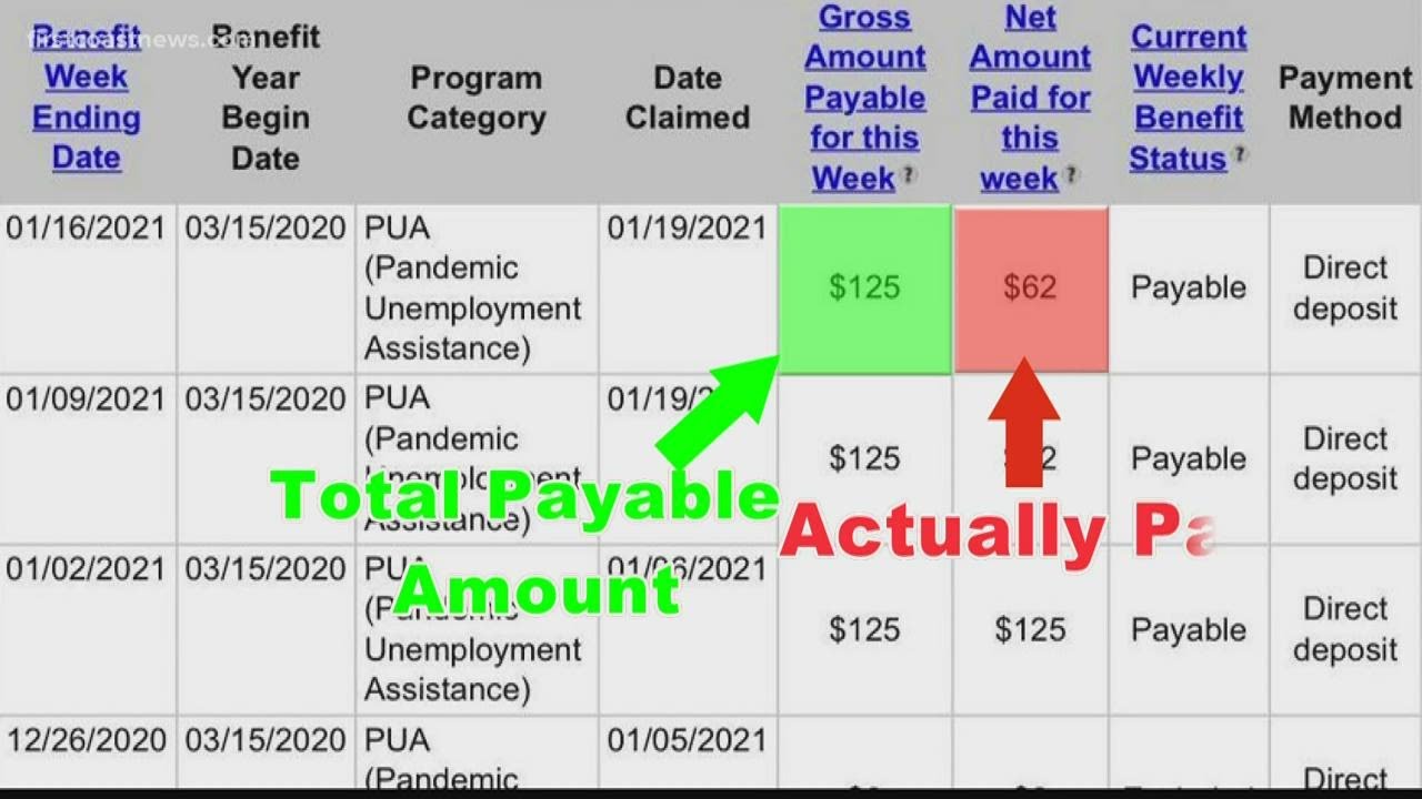 Unemployed Floridians reporting benefit payments suddenly cut after PUA program extension