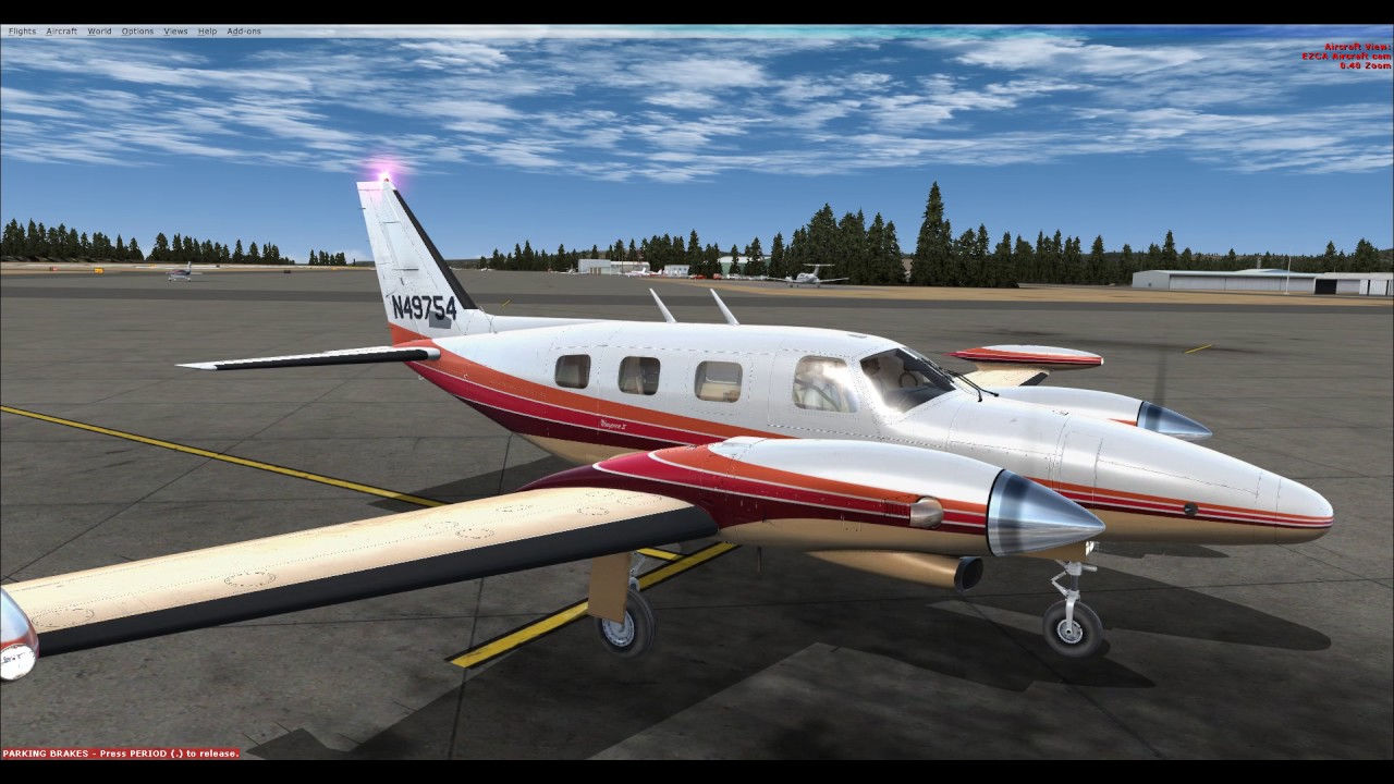 Piper PA31T Cheyenne II by:  (Carenado) with GTN750 installed.