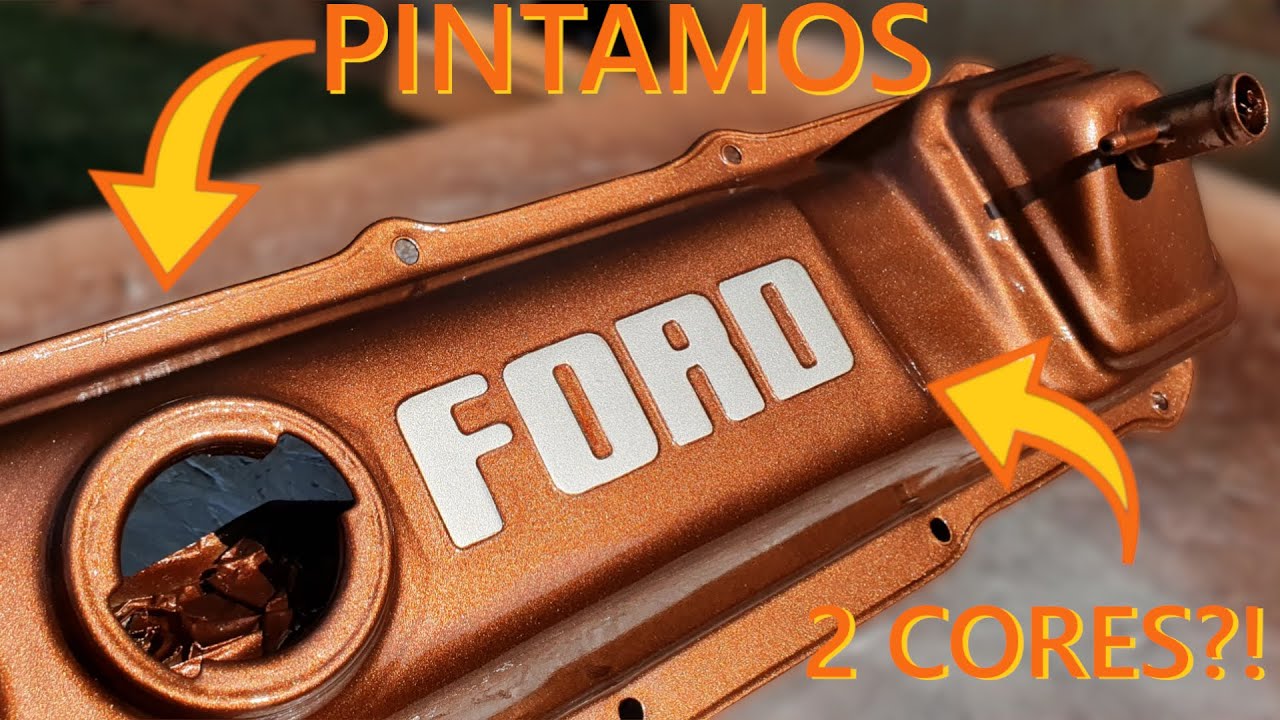 Pintamos a Tampa do Comando de Válvulas!!!