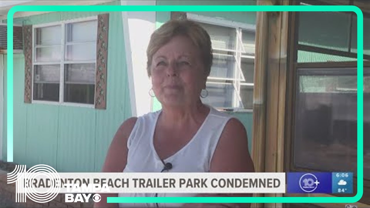 Bradenton Beach trailer park condemned due to storm damage