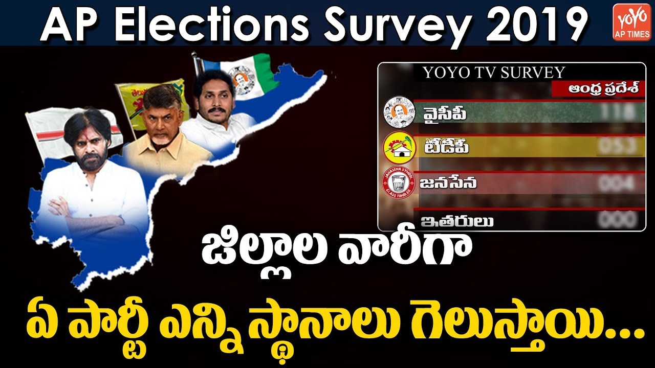 AP Elections Survey 2019 | TDP Vs YCP Vs Janasena | YS Jagan, CBN | AP Elections Results | YOYO AP