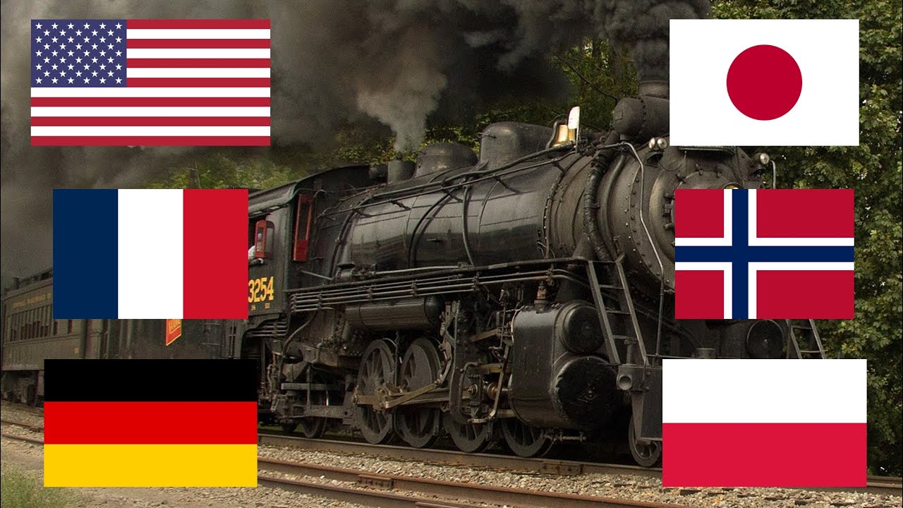 Canadian National 3254 whistle in 12 different languages