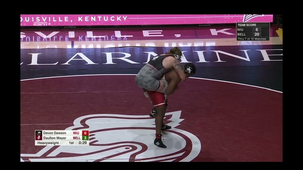 HWT Devon Dawson (Northern Illinois) vs Daulton Mayer (Bellarmine)