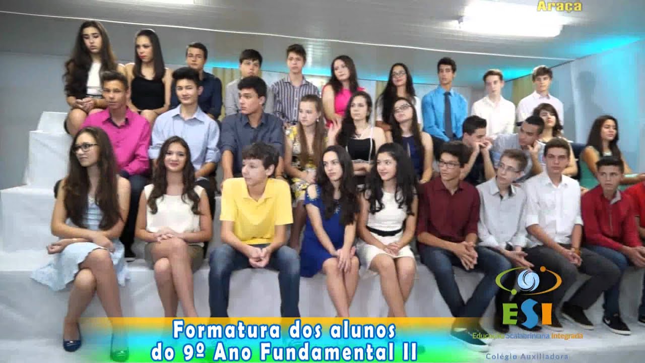 FORMATURA DOS ALUNOS 9º ANO FUNDAMENTAL II - 2015