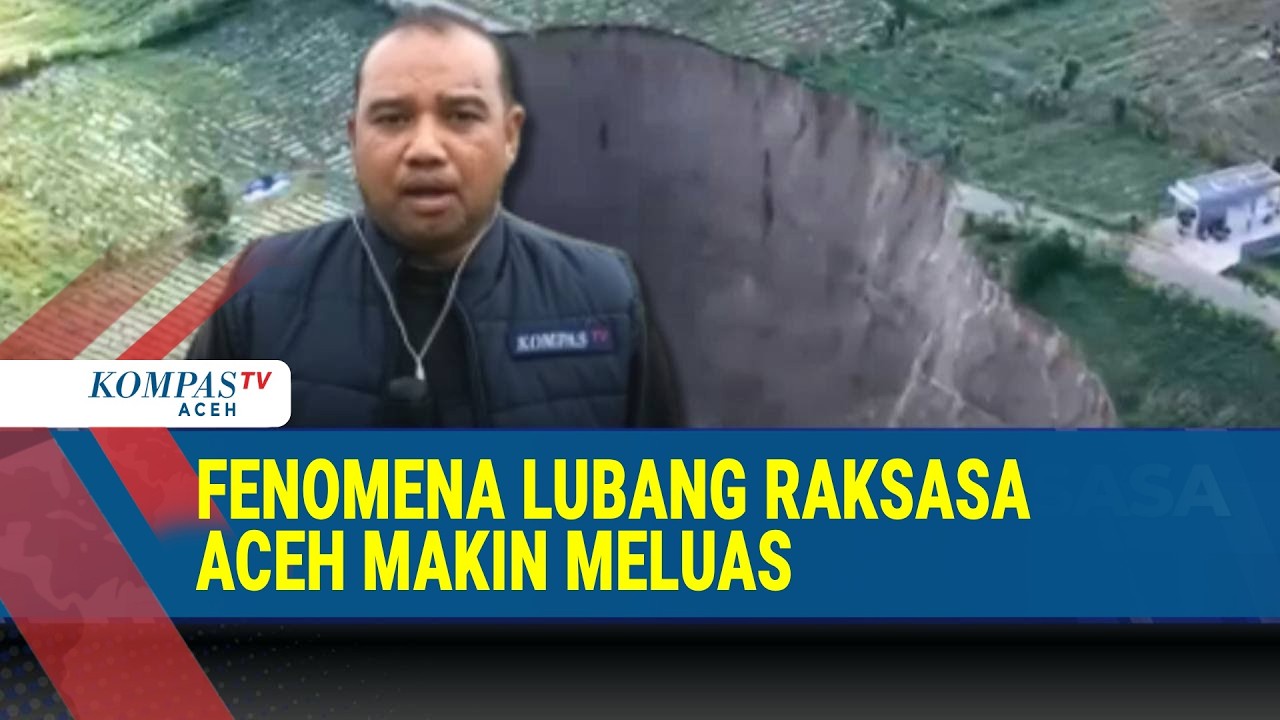 Petani Aceh Tengah Kehilangan 2 Hektare Kebun Akibat Sinkhole
