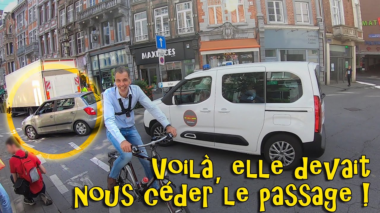 Ce cycliste a dit oui pour un reportage avec Christophe Deborsu, et il y a eu des zozos ...