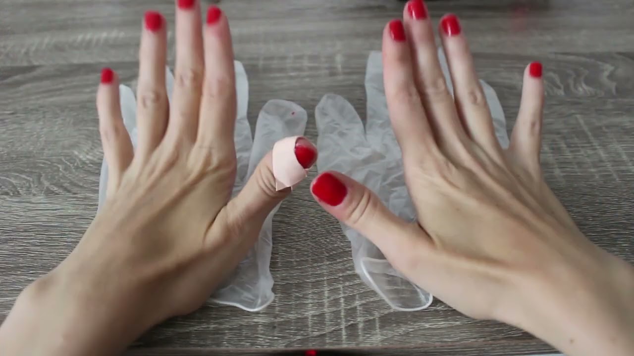 ASMR pohyby rukou, latexové rukavice/ASMR hand movements, latex glove