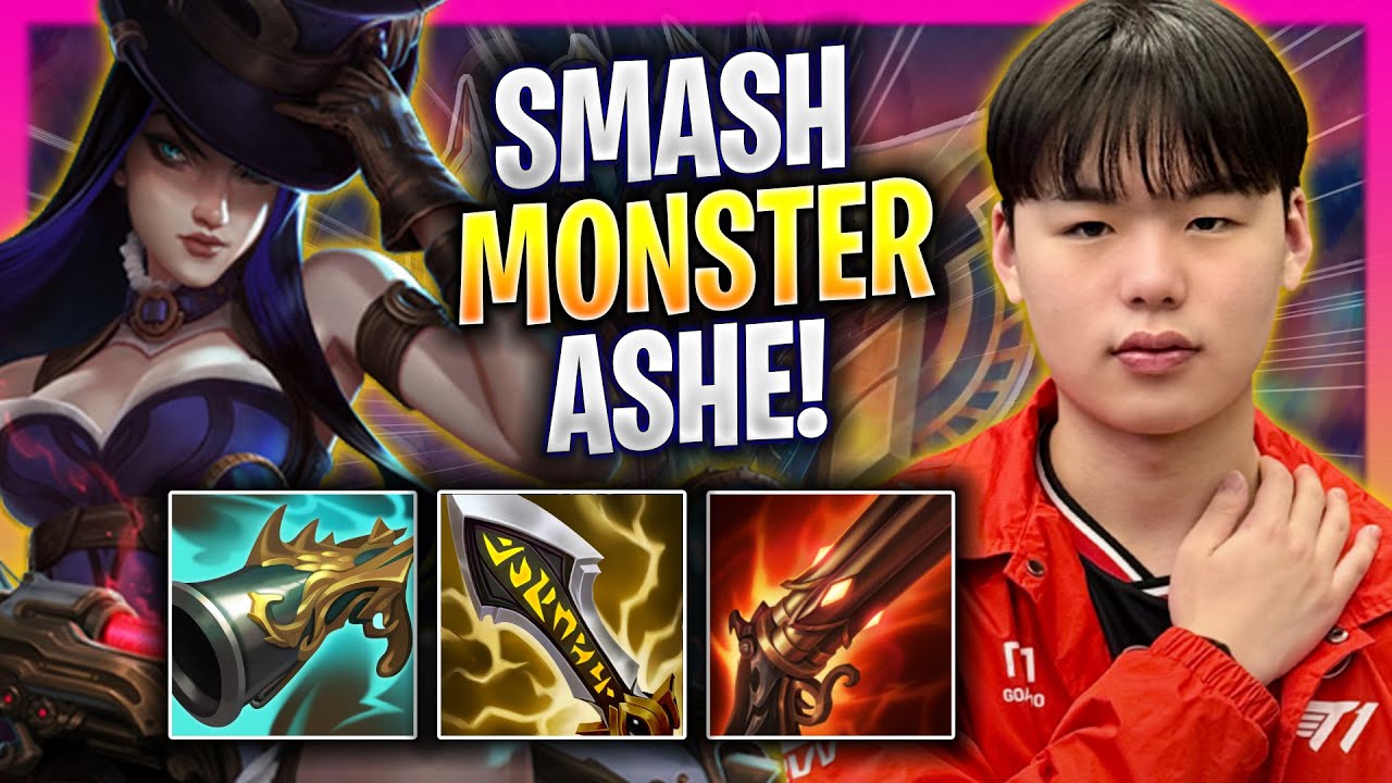 SMASH IS A MONSTER WITH CAITLYN! - T1 Smash Plays Caitlyn ADC vs Ziggs! | Season 2025