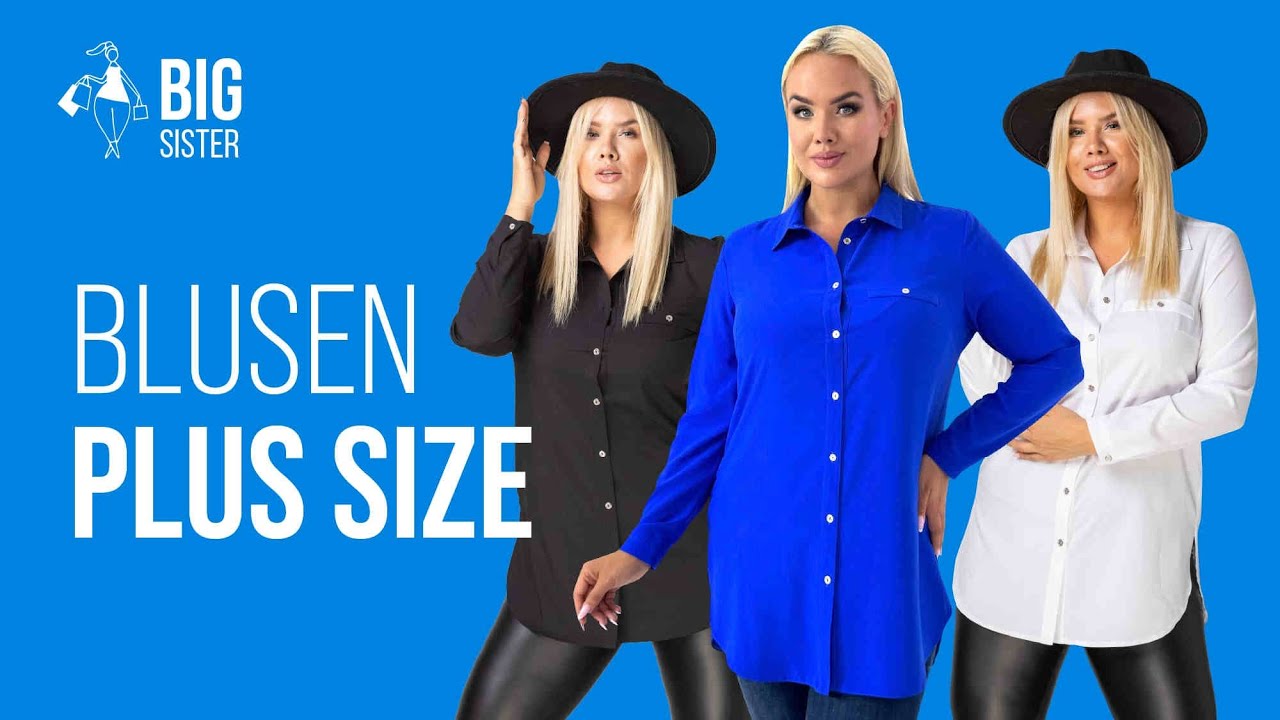 🚚 SANDRA Blusen sofort lieferbar & auf Bestellung | Gro&szlig;e Gr&ouml;&szlig;en bis 60 &ndash; BIG SISTER