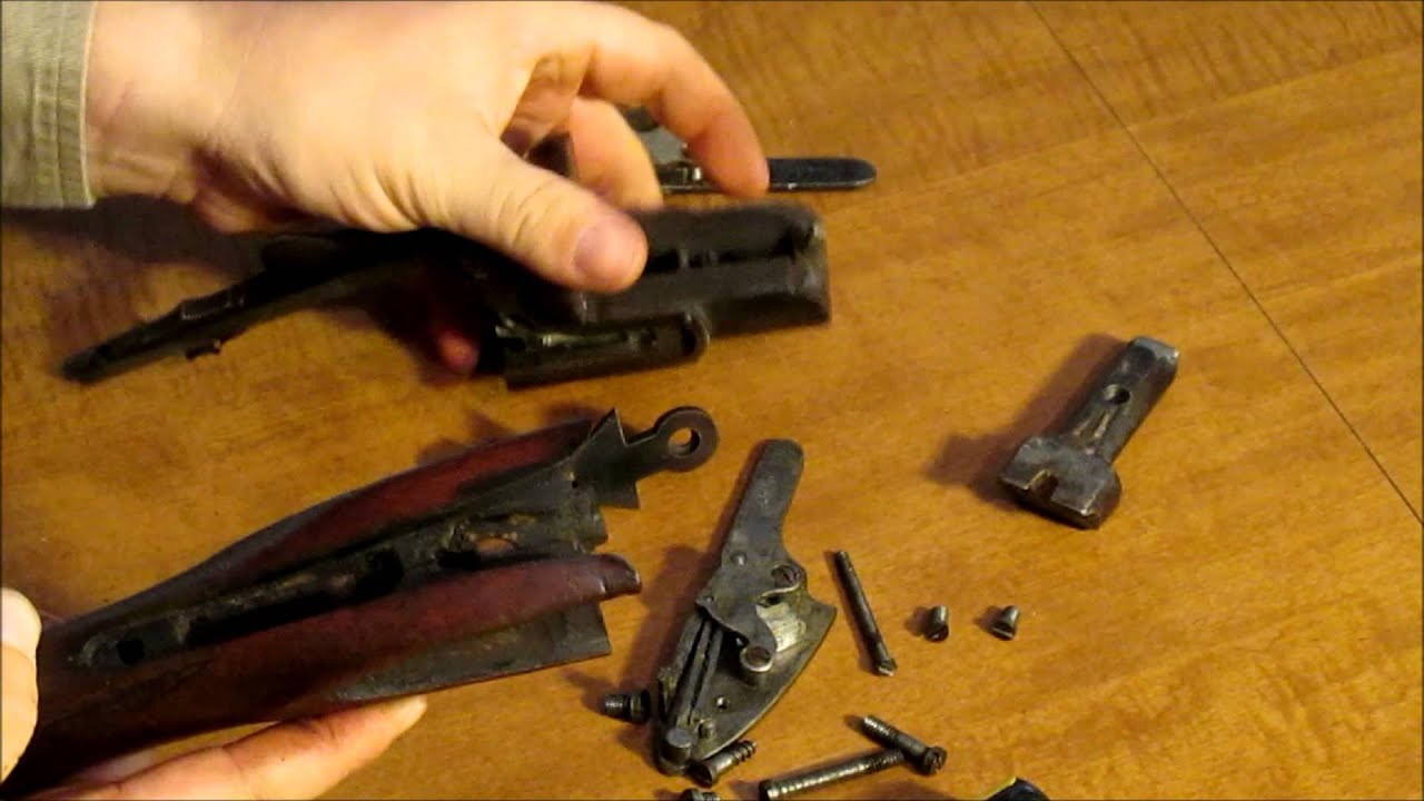 Taking Apart an Old Double Barreled Shotgun