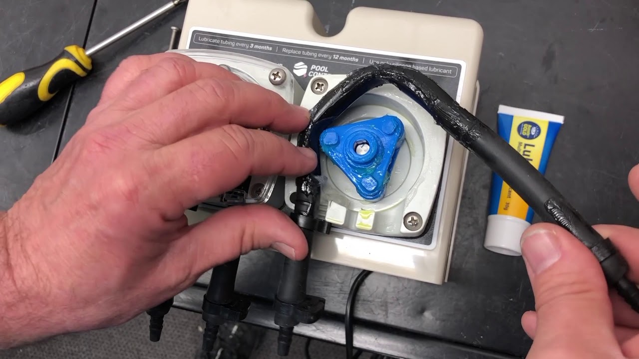 Tube Maintenance for Gemini, Chemigem D10P, Powerline Twin, SG chlorinator with acid feeding.