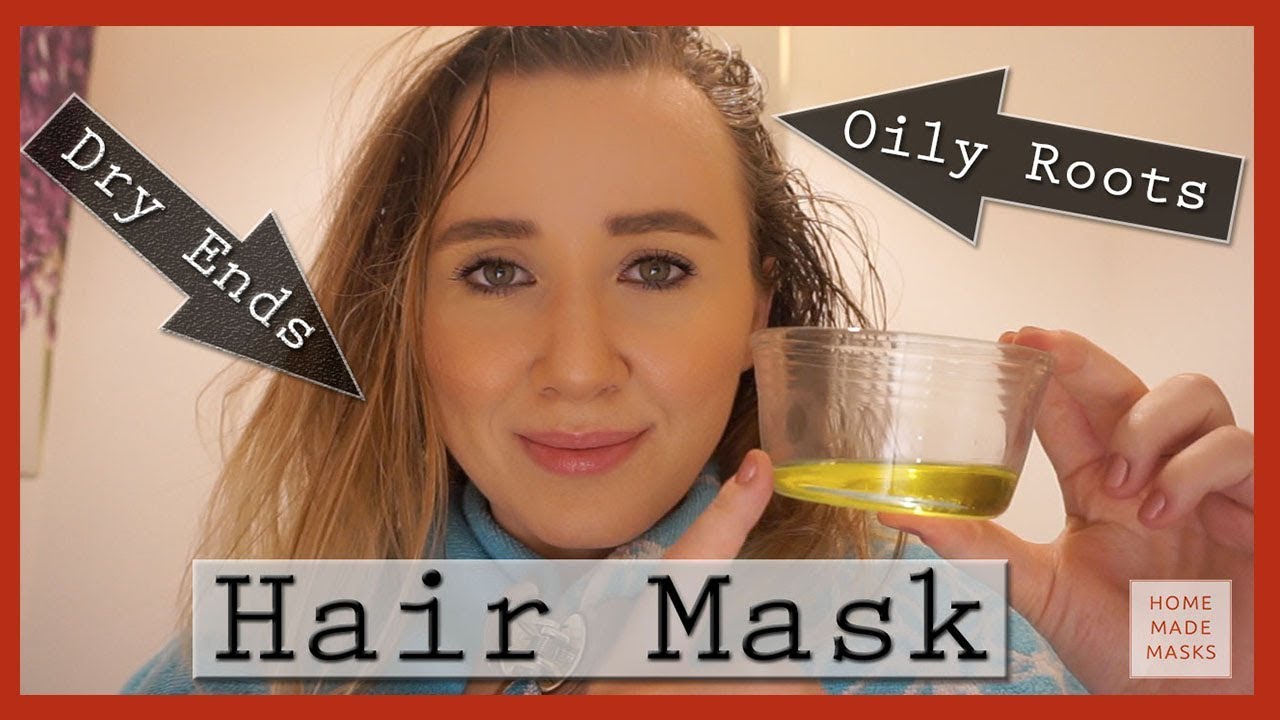 Fix Oily Roots and Dry Ends (Using A DIY Hair Mask)