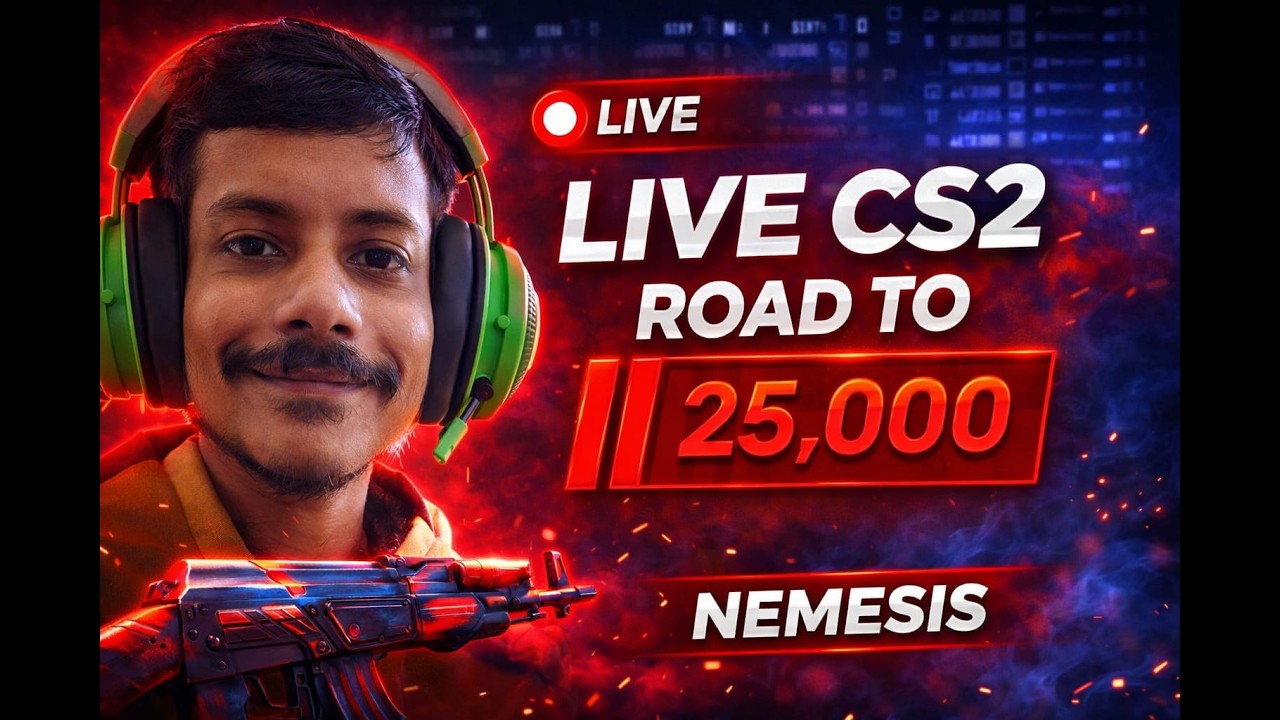 🔴Nemesis LIVE CS2 #5 | Premier Matchmaking With Friends | Pushing 25K ELO