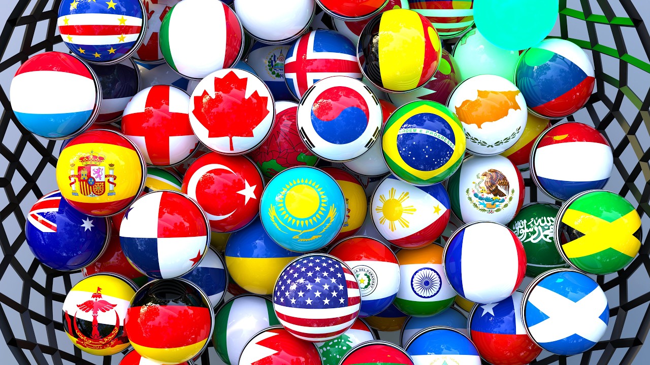 99 Countries elimination marble race