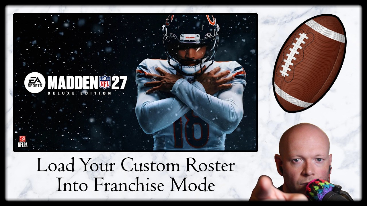 Madden NFL 27 ● Как загрузить пользовательские составы и импортировать их в режим франшизы