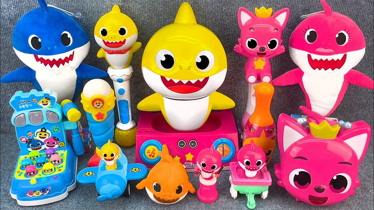 100 Minutes BABY SHARK Collection Unboxing - Satisfying Unboxing (ASMR)