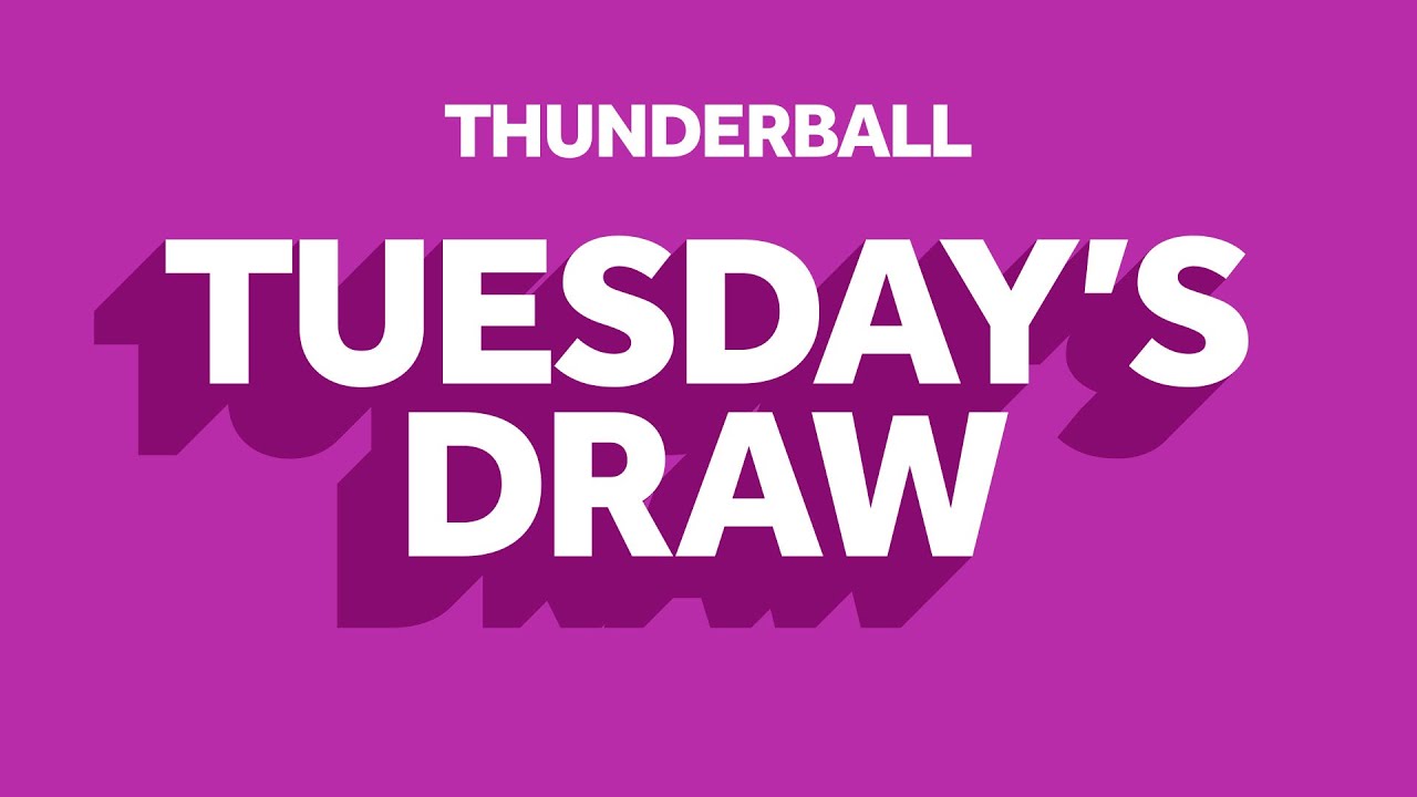 The National Lottery Thunderball draw results from Tuesday 14 June 2022