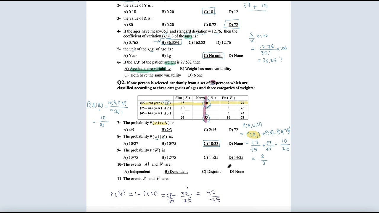 Mid 1 ( النموذج الأول )