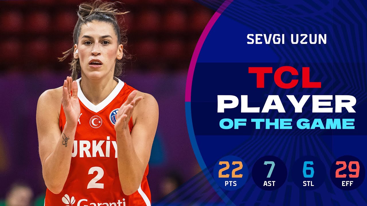Sevgi Uzun (22 PTS) takes over to push Turkiye  🇹🇷 past Lithuania 🇱🇹 at #EuroBasketWomen 2025!