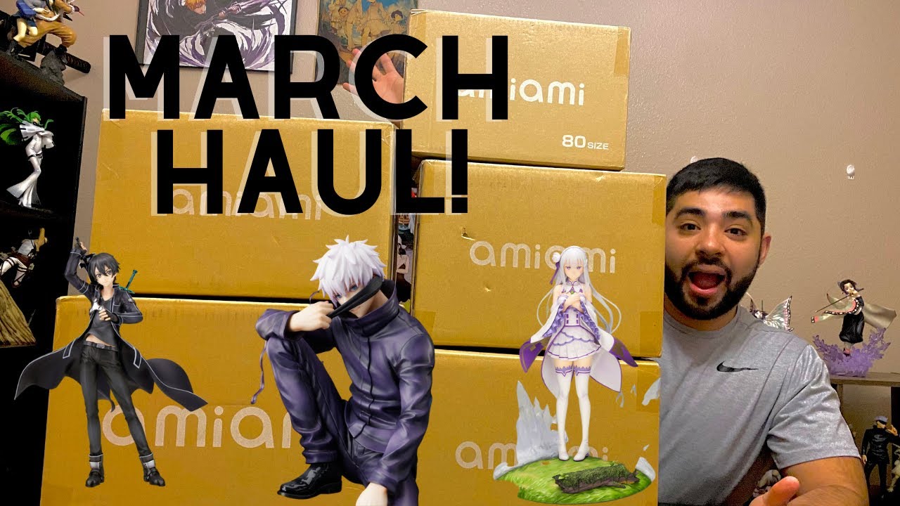 March Haul Finally Came In! Opening up some awesome Anime Figures!