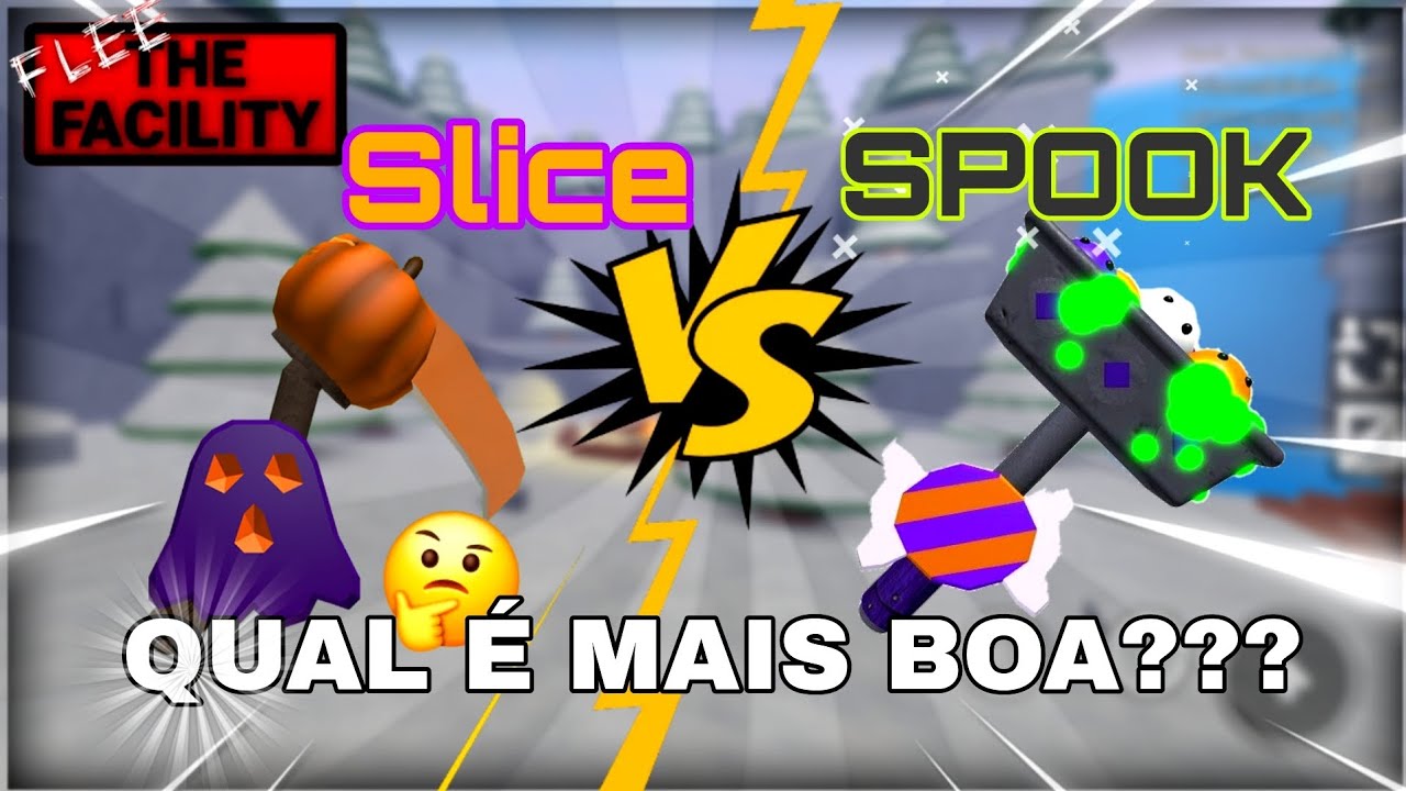 QUAL MARRETA É MELHOR??? SPOOKY VS SLICE Flee-The Facility