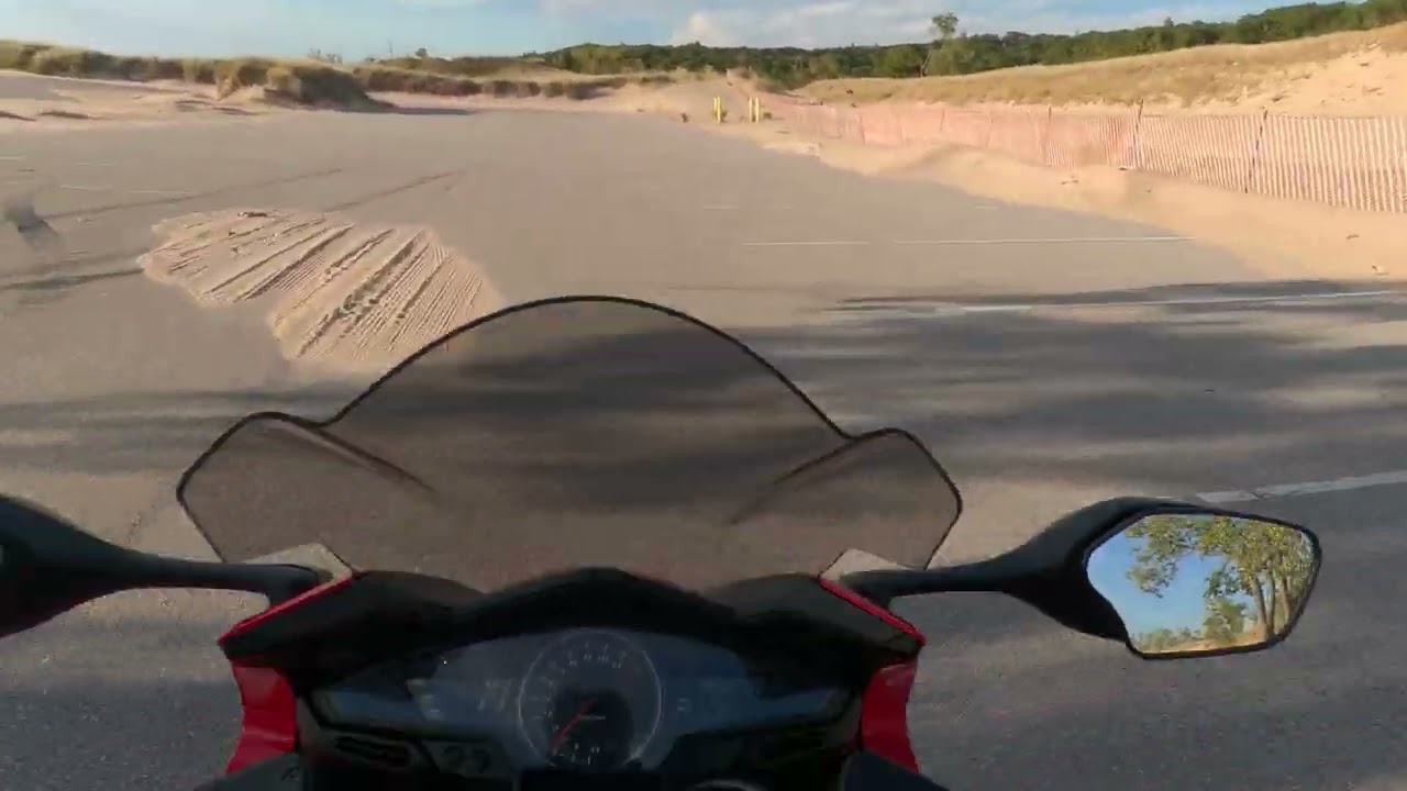 Honda VFR800 POV Fall Ride 10-12-25 Muskegon, Mi State Park #Honda #POV #Motorcycle #VFR800 #VFR