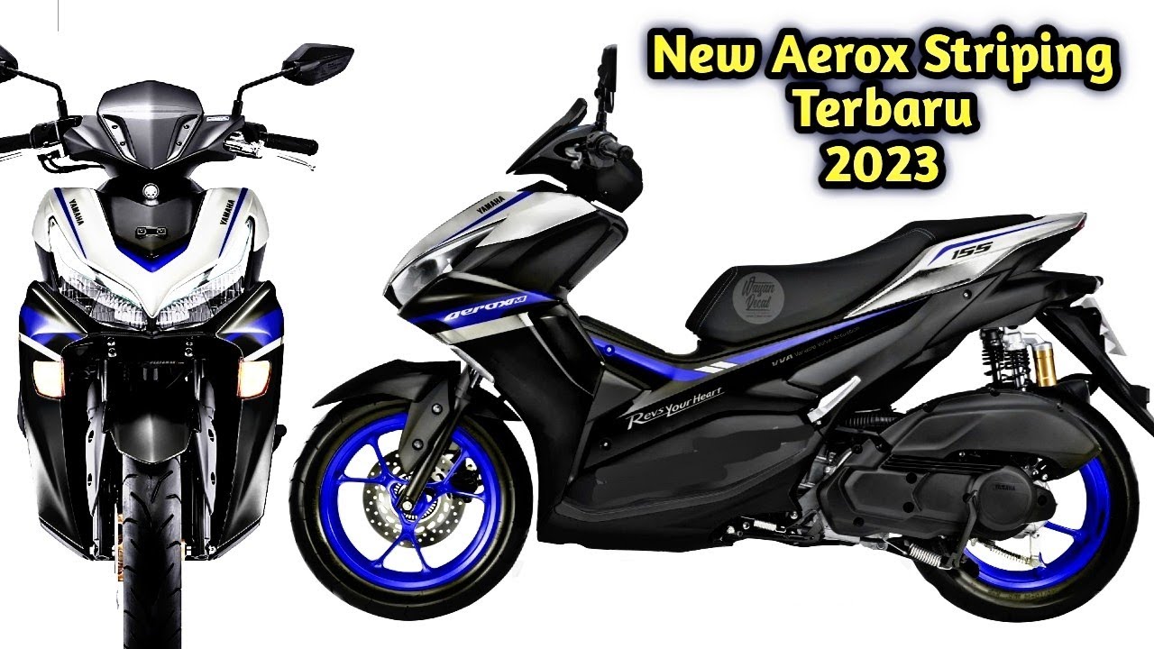 Pasang Striping Terbaru Di Aerox 2023