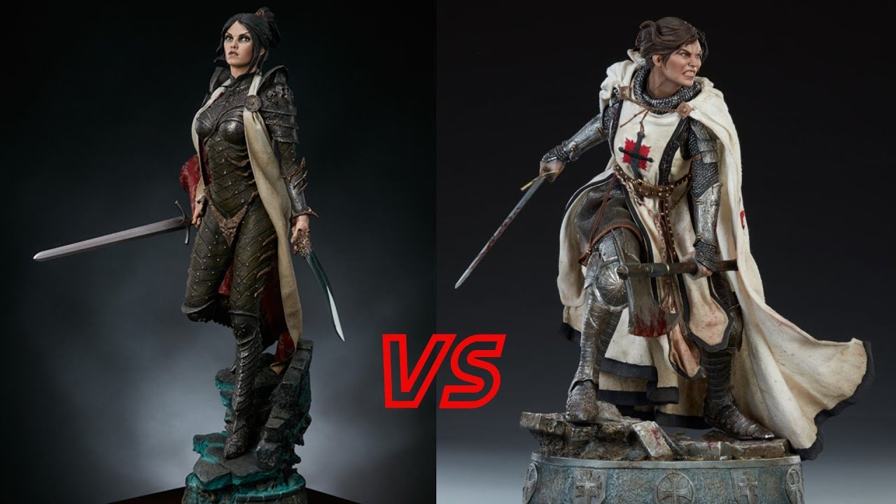 Sideshow Collectibles Court of the Dead Shard Statue Comparison