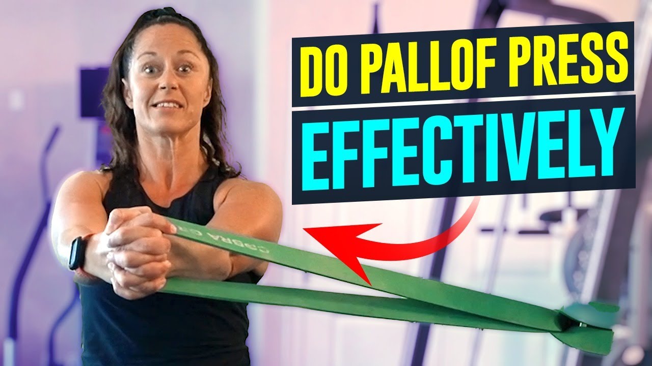 How to Do the Pallof Press EFFECTIVELY | Core Stability Workout