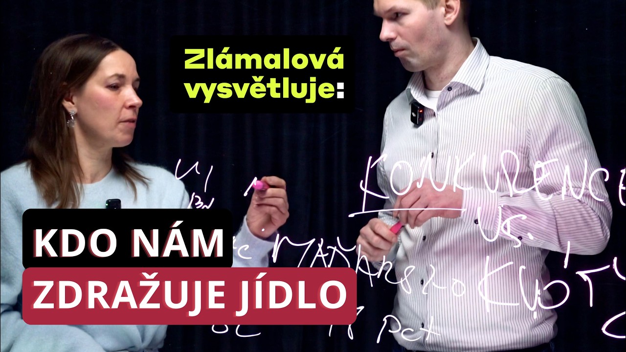 Vlastenecká daň z potravin: Jak slabá konkurence vysává naše peněženky | Lenka Zlámalová