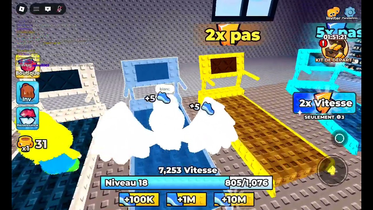 Évasion de bubu à + 1 vitesse 