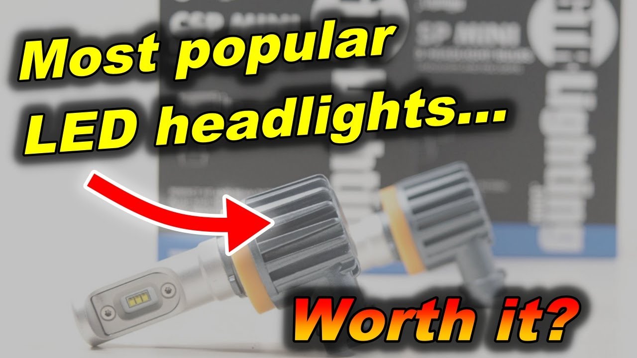 The most popular LED headlight upgrade - Worth it? - GTR Lighting CSP Mini LED headlights Review