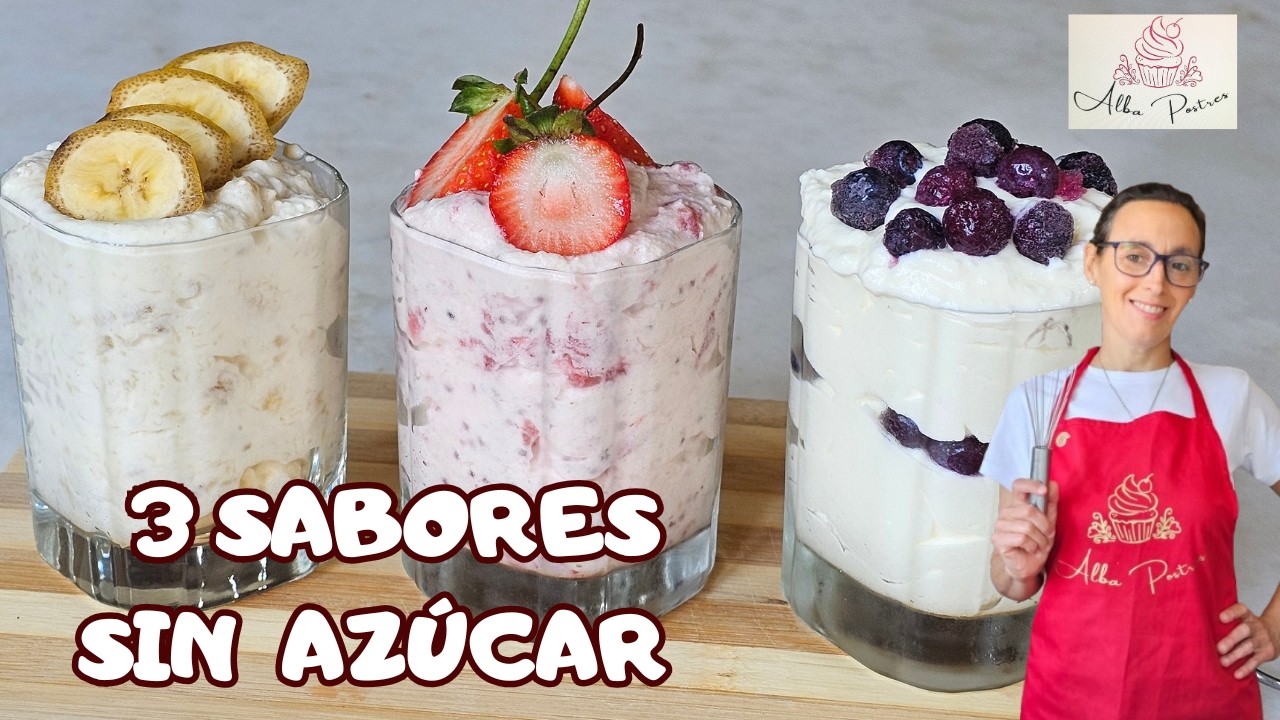 HELADOS SIN AZÚCAR, rico, fácil y económicos, SORPRENDE CON ESTE POSTRE!