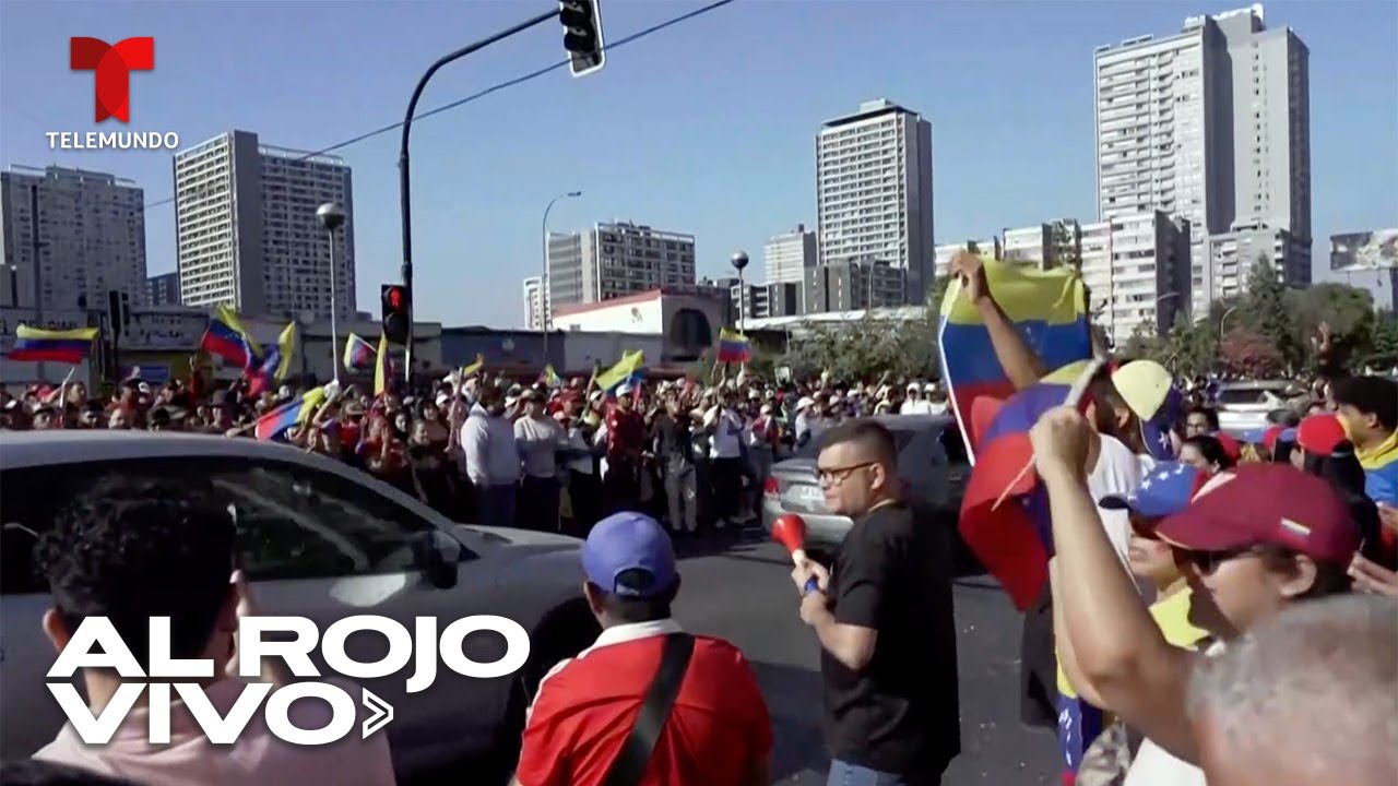 Venezolanos en Chile salen a las calles para celebrar la operaci&oacute;n de EE. UU. contra Maduro
