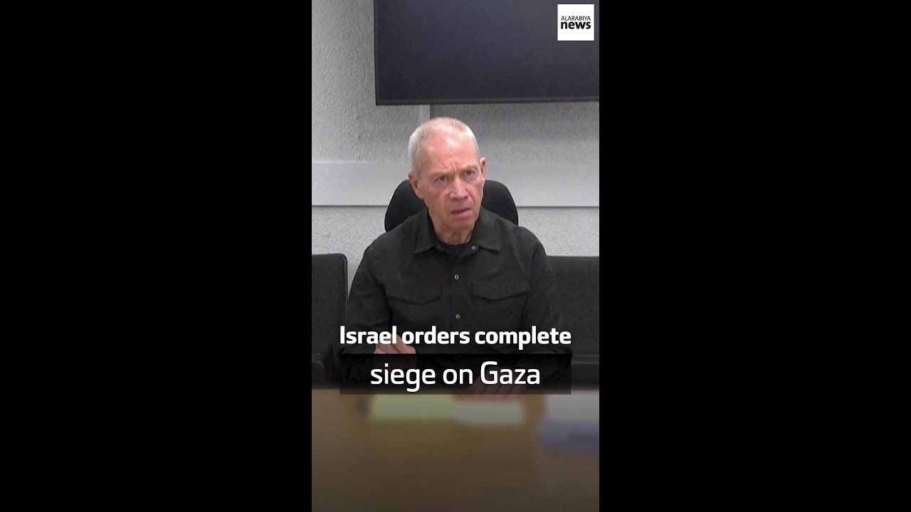 Israel orders complete siege on Gaza