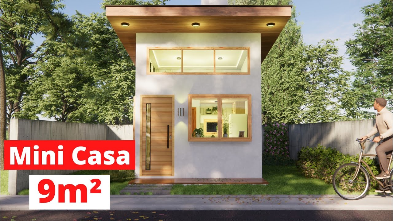 Tiny House 3x3Meters (9m²) | Mini Casa | Planos de Casa