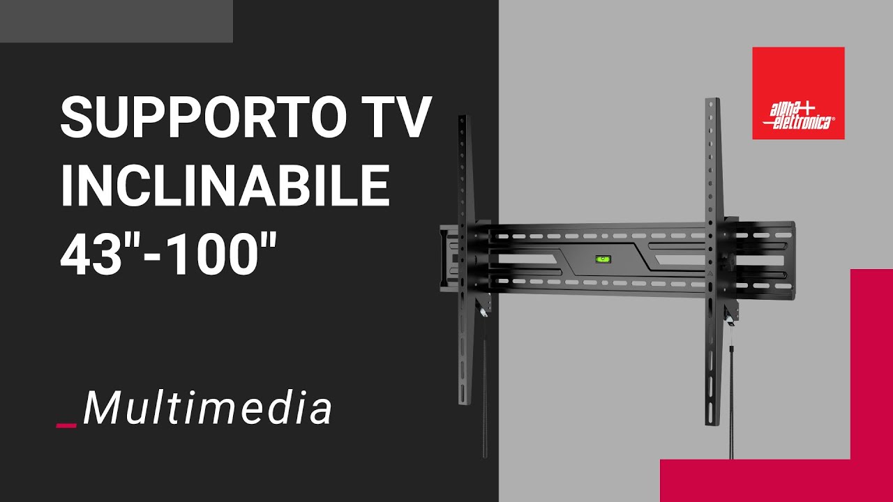 Come montare il Supporto TV Inclinabile 43