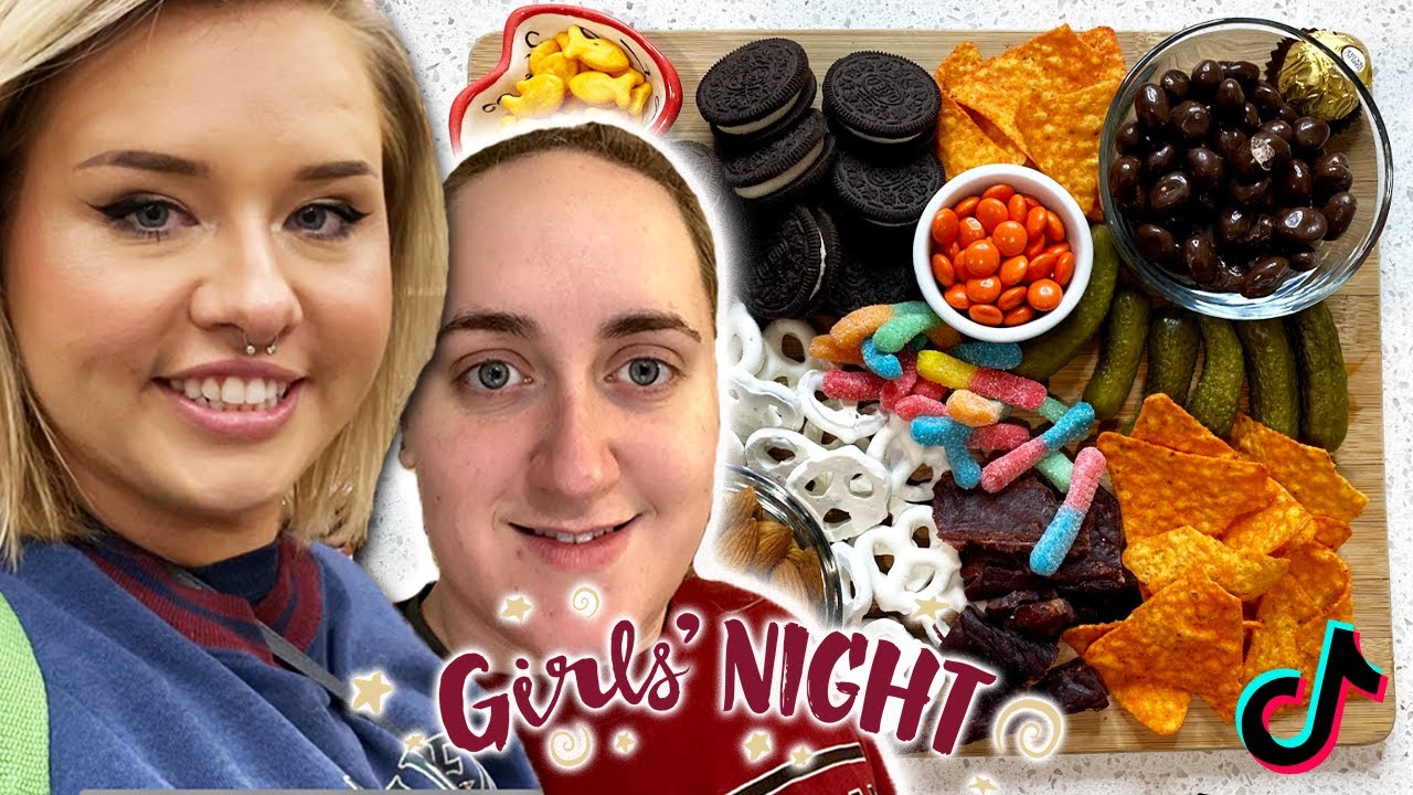 Let's Make a Tiktok Inspired Charcuterie Board (feat. Brittany Broski) | Sarah Schauer