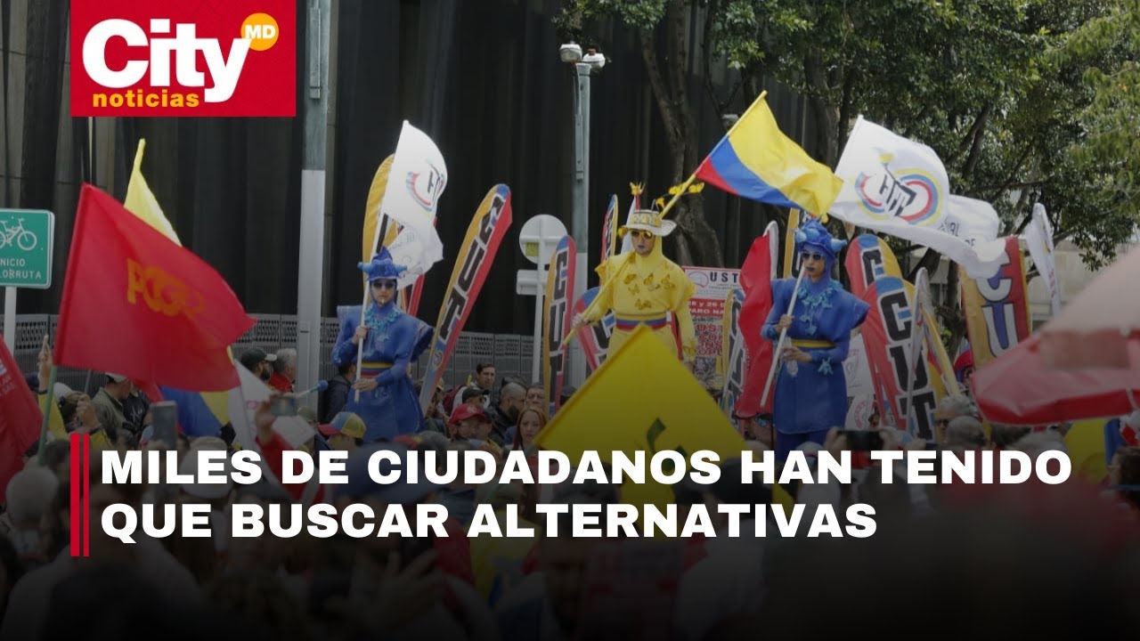 Movilizaciones en Bogotá: estaciones cerradas y más de 800 mil usuarios de TM afectados | CityTv