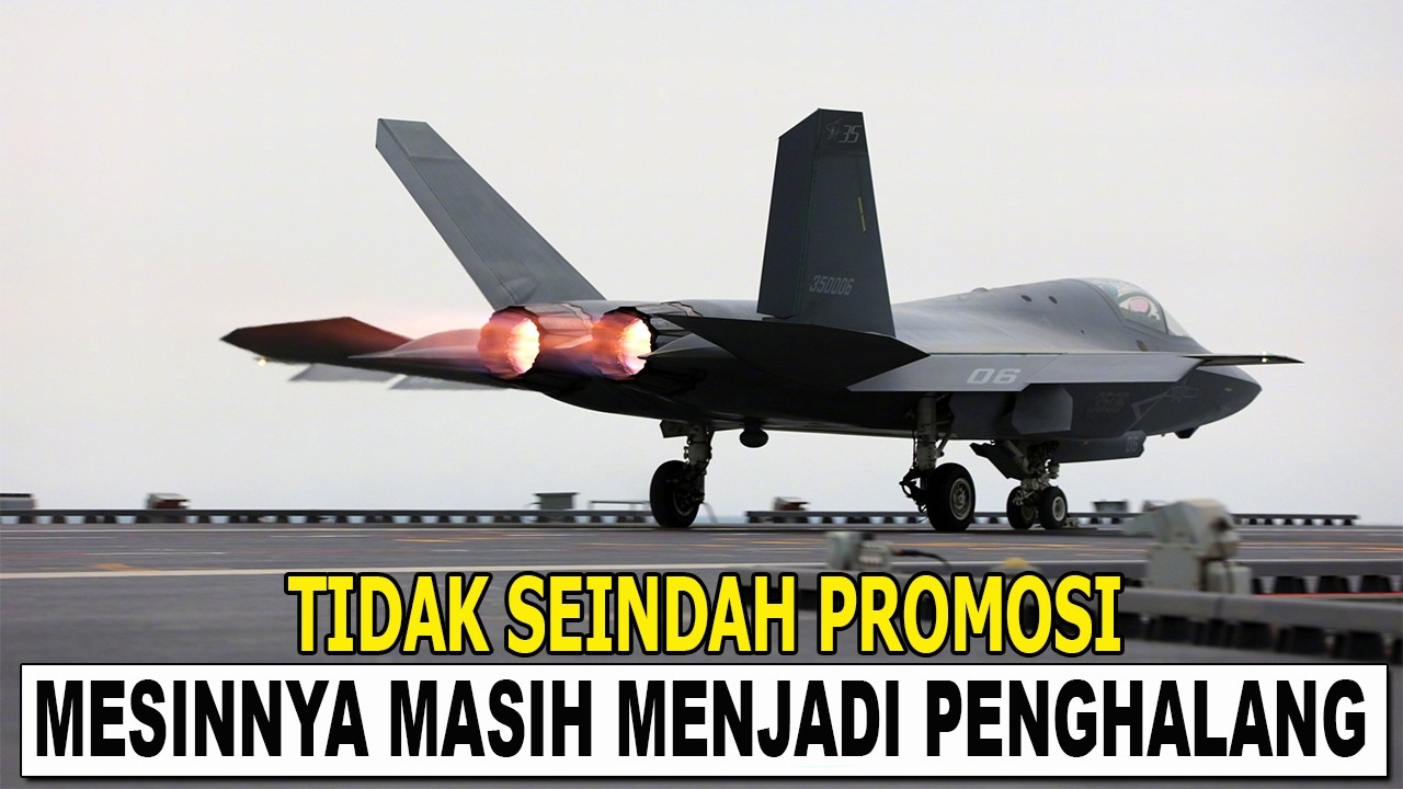 NAFASNYA PENDEK SEKALI!! J-35 CHINA HANYA MAMPU TERBANG 7 MENIT
