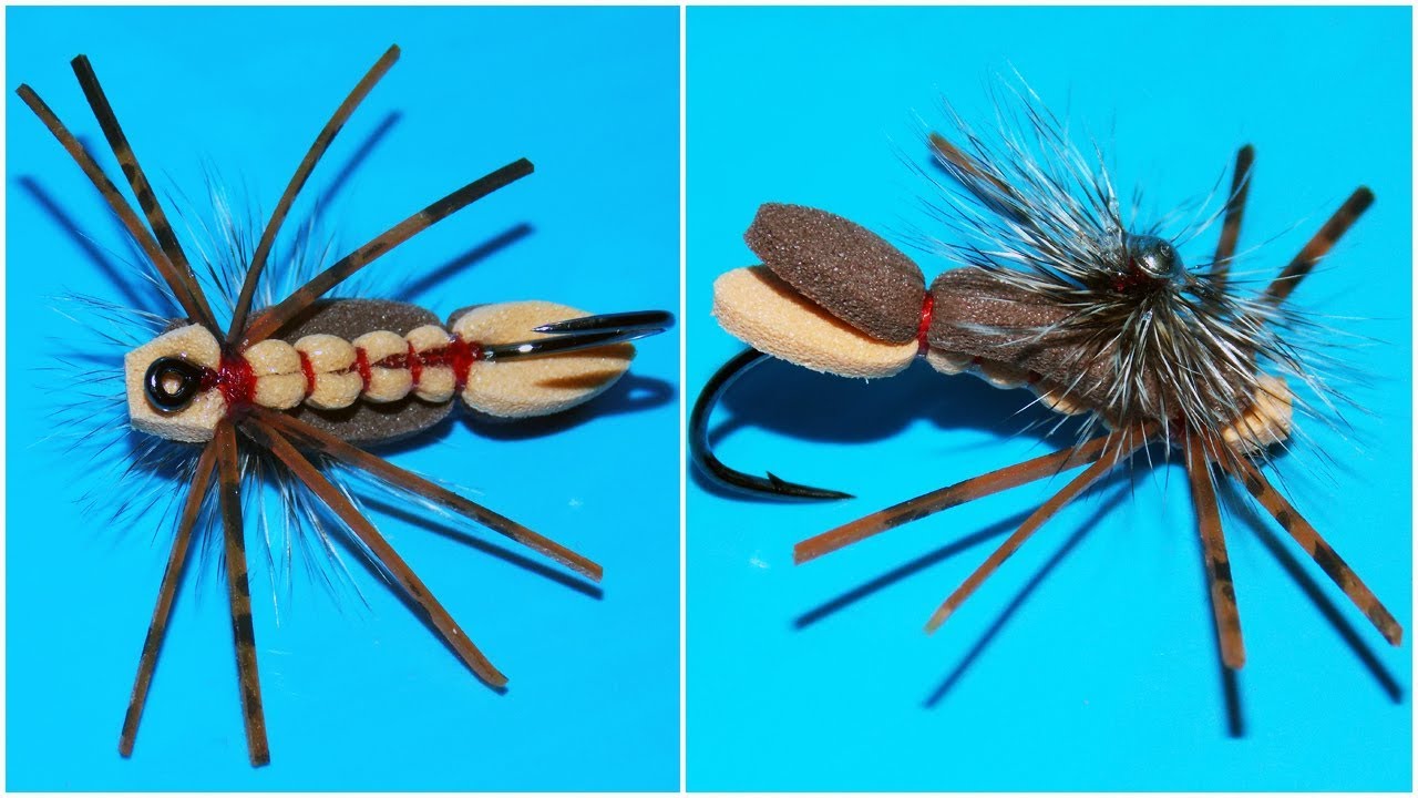 Attractor foam dry fly tying instructions by Ruben Martin