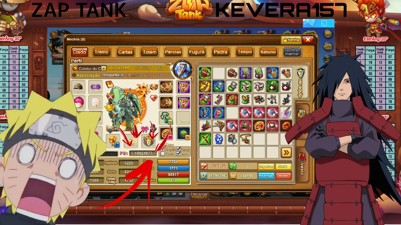 ZAP TANK ESSE VIDEO QUASE NÃO SAI KKKK 1KK700 DE FC