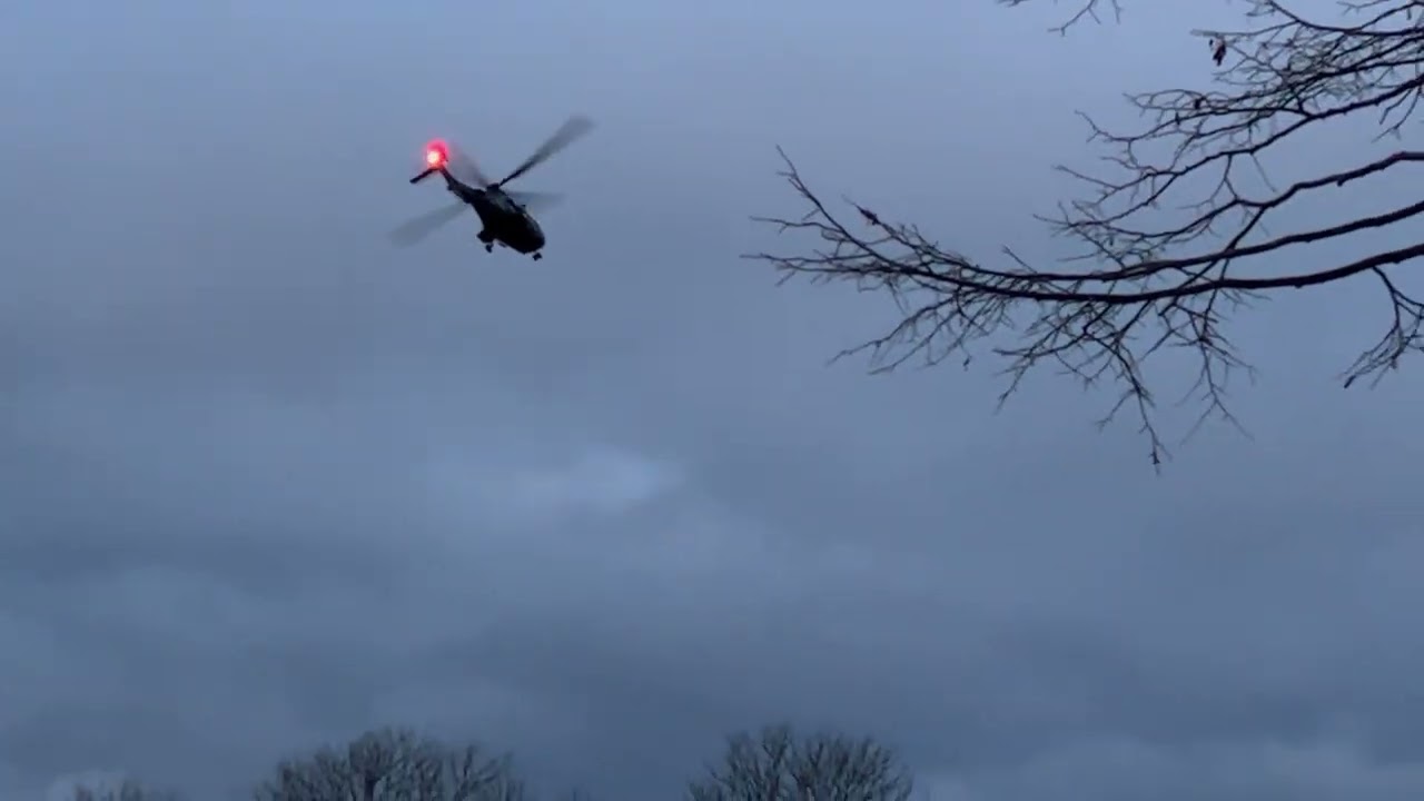 Night flying training Dutch CH-47F Chinook and AS-532U2 Cougar Wijk en Aalburg