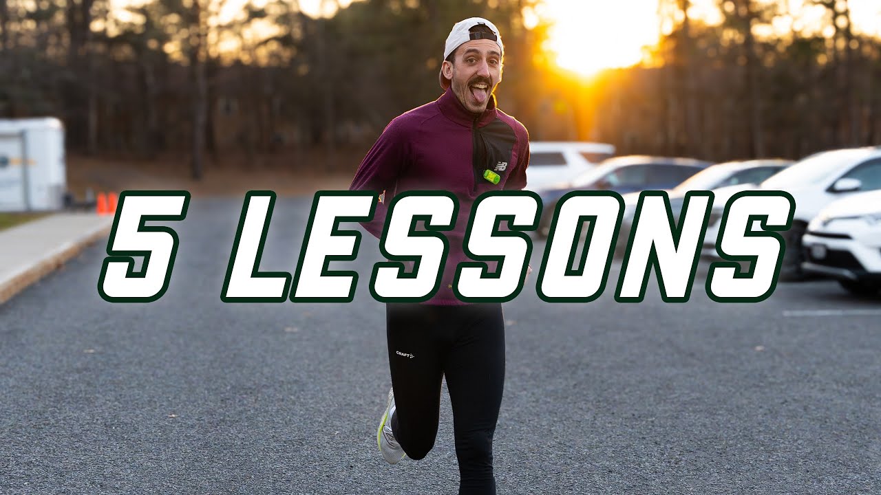 MARATHON TRAINING LESSONS (from this time around)