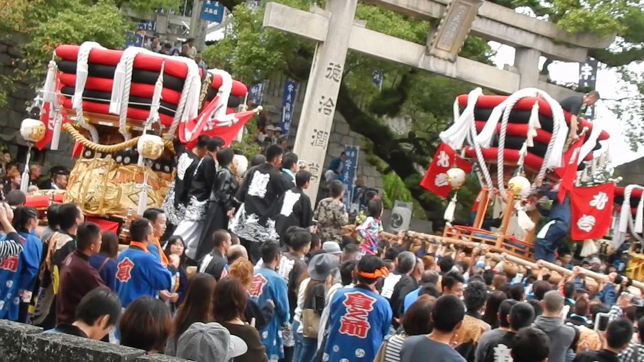 2016年10月23日　宇多津　宇夫階神社　秋の太鼓台祭り　北浦