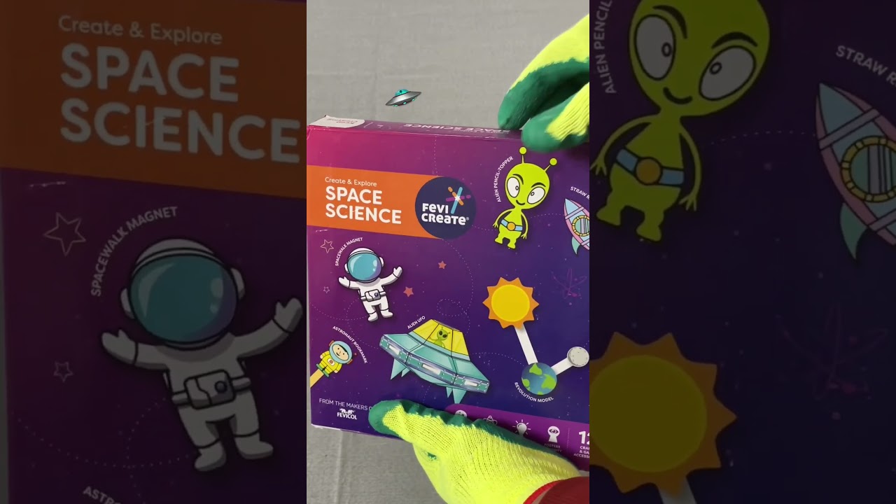 Kids Space Science Kit | Fevicreate DIY Art and Craft Set #shortvideo #shorts
