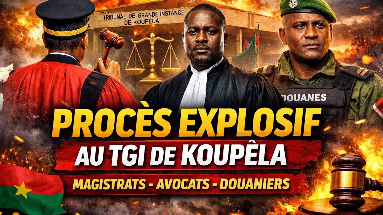 🔴 BURKINA FASO : Procès explosif au TGI de Koupéla impliquant magistrats, avocats et douaniers ⚖️🔥