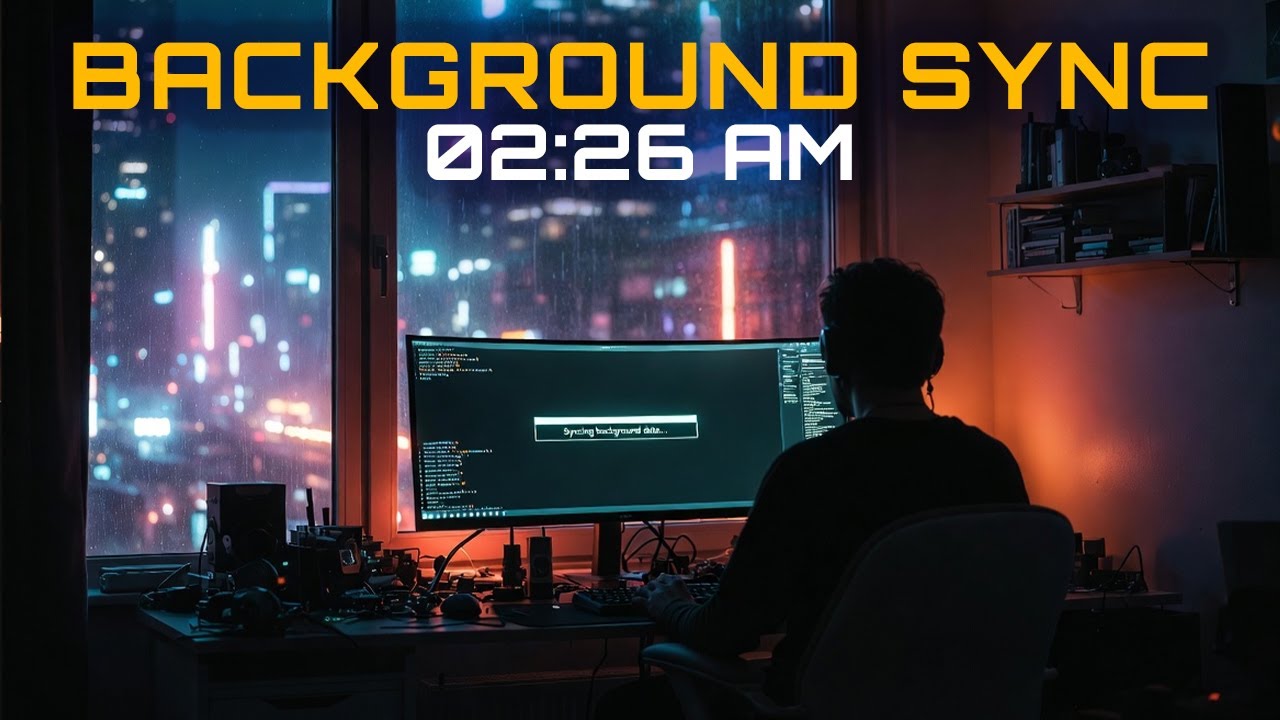BACKGROUND SYNC | Focus Music for Coding & Developers [2 Hours]
